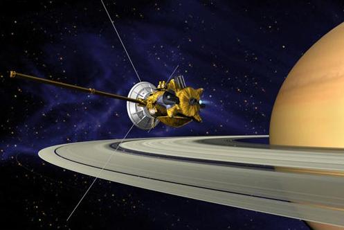 [Cassini and the rings]